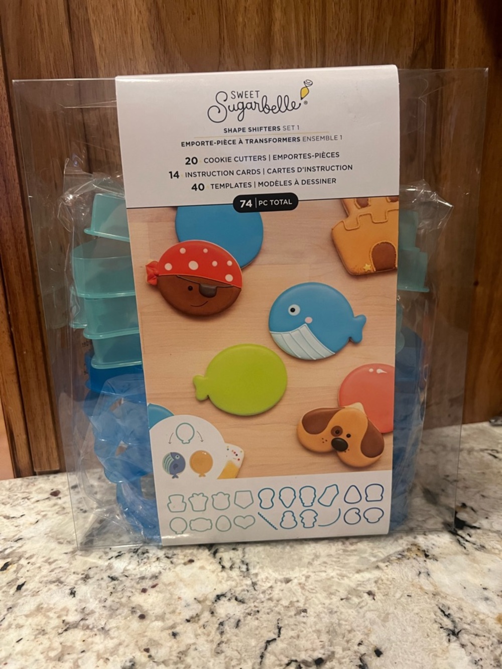 Blue and Teal Cookie Cutter Set - Shape Shifters